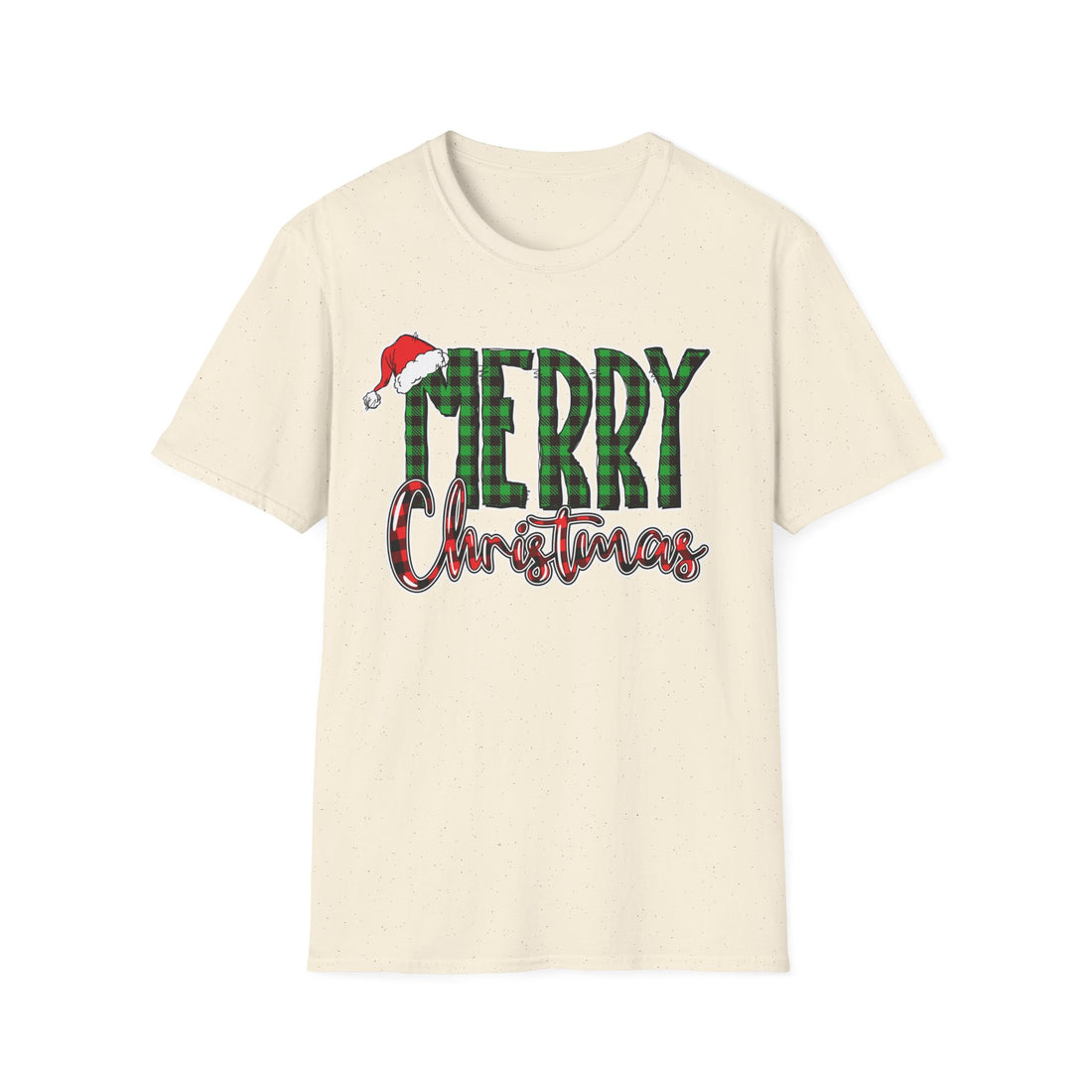 Copy of Merry Christmas - Retro Letters 2 - Christmas Collection | Short Sleeve Tee [Unisex]