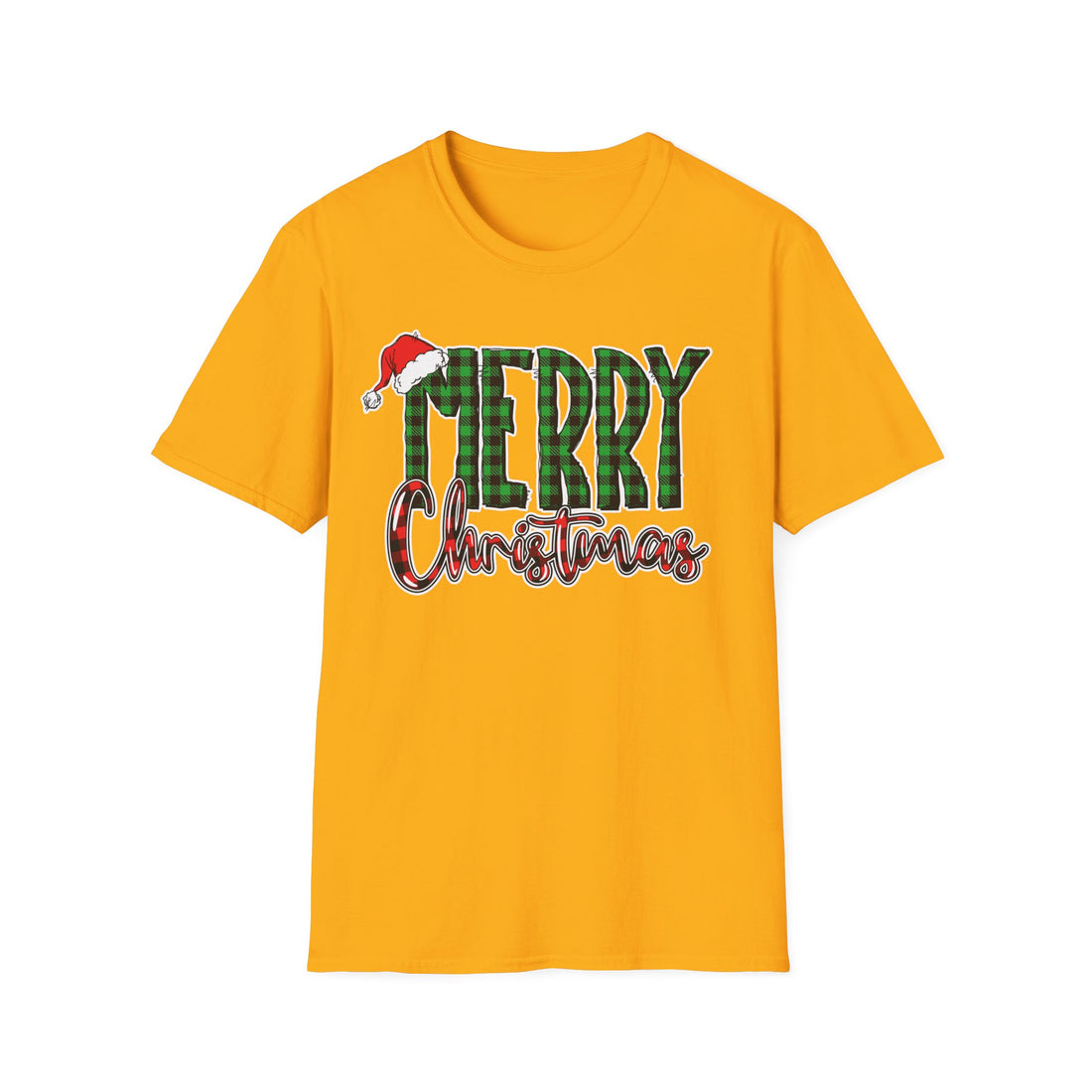 Copy of Merry Christmas - Retro Letters 2 - Christmas Collection | Short Sleeve Tee [Unisex]